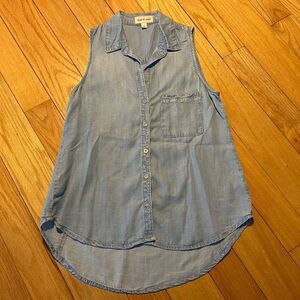Cloth & Stone Anthropologie button down tank top